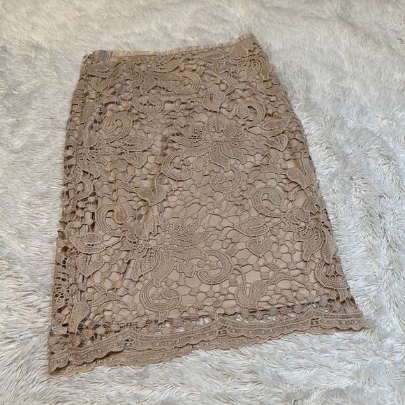 4 for $20 The Clothing Company Crochet Lace Overlay Midi Skirt - Picture 2 of 4